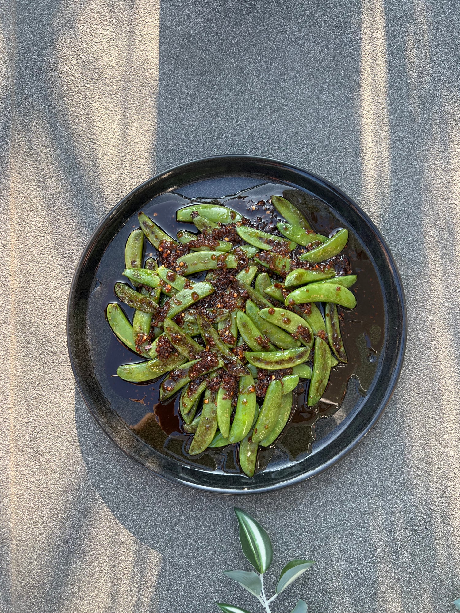 Grillaðar sykurbaunir