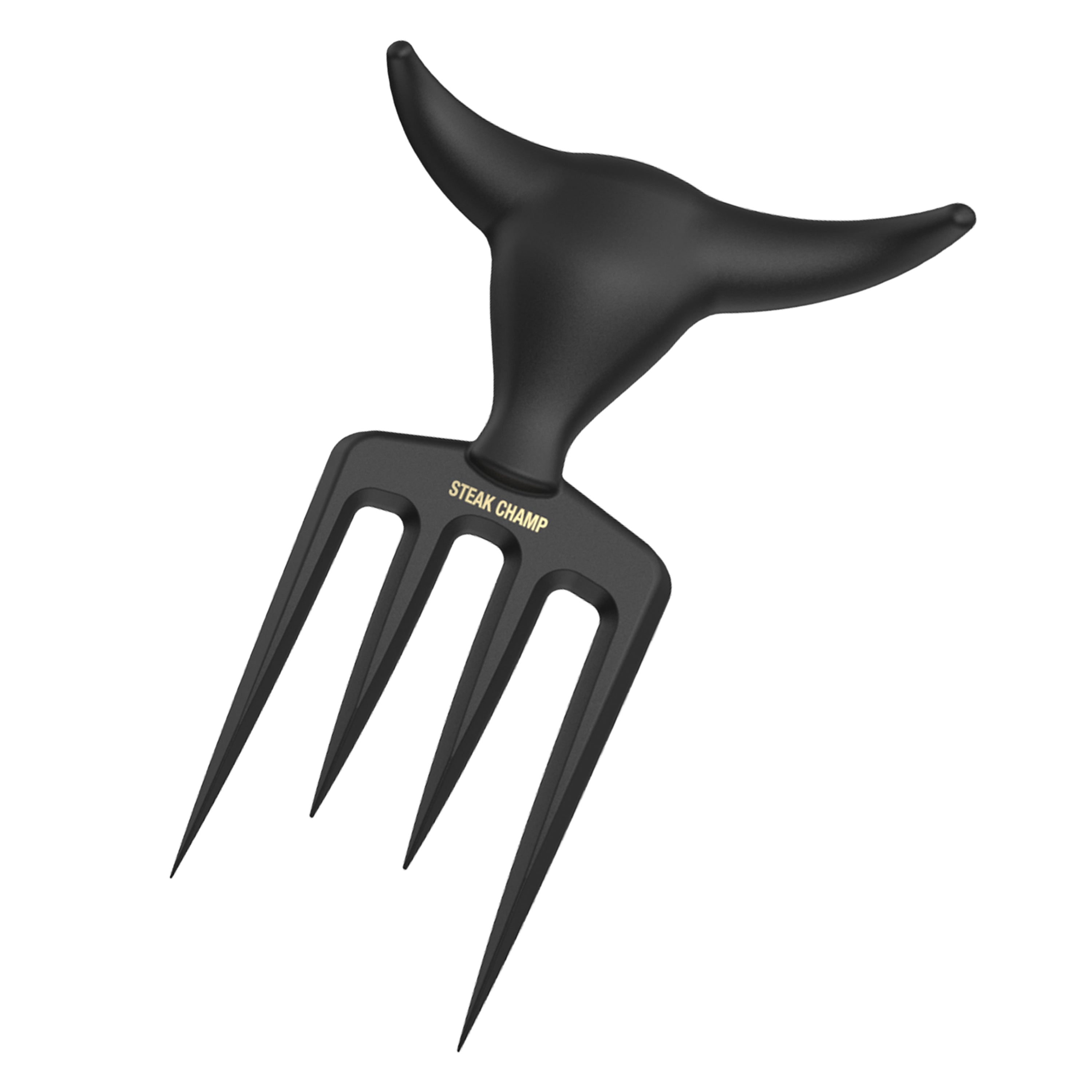 STEAK CHAMP - BULL FORK SVARTUR (Kjötgaffall)
