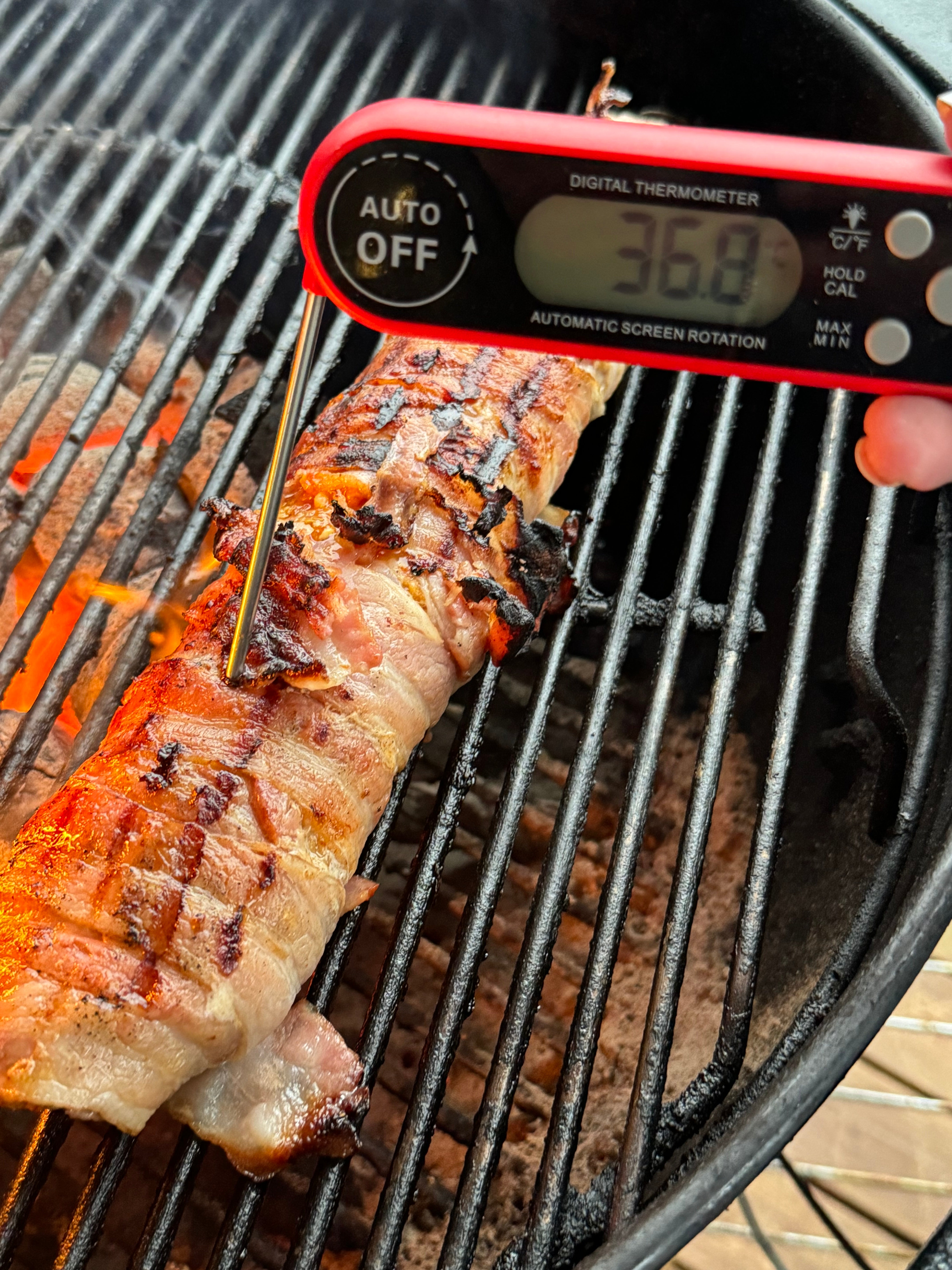 Hitamælir með innbyggðum upptakara