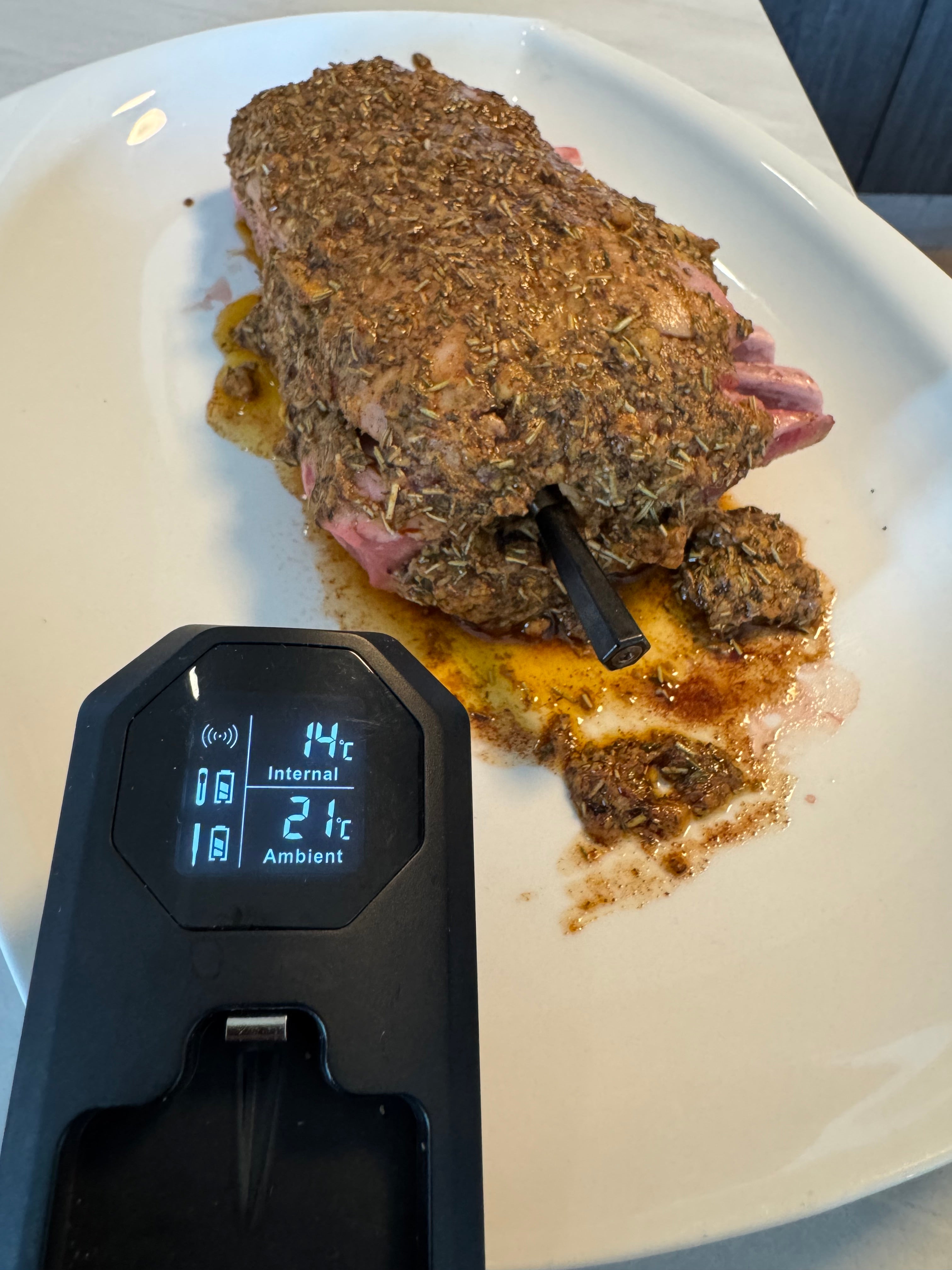 Þrjáðlaus kjöthitamælir hjá Grilldrottningunni