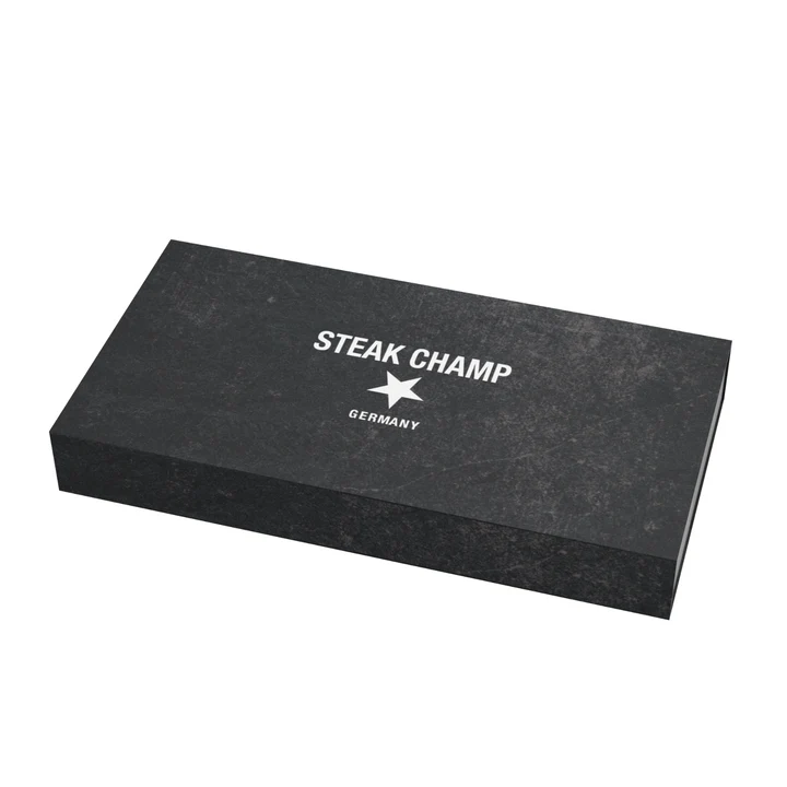 STEAK CHAMP Steikarhnífapör  2+2 "Prime Rib" - Segul Box