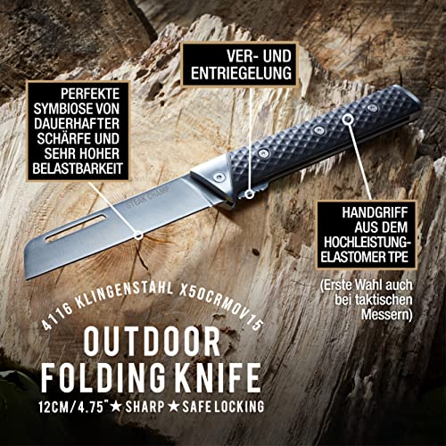 STEAK CHAMP ferðahnífur „BBQ MASTER“ 4.5" / 12cm