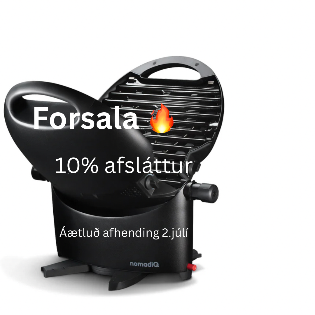 nomadiQ BBQ  ferðagrill model 3.0.   SVART