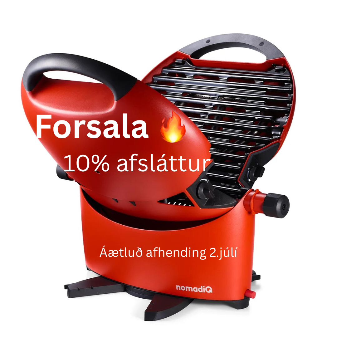 nomadiQ BBQ ferðagrill model 3.0.  Terra RAUTT
