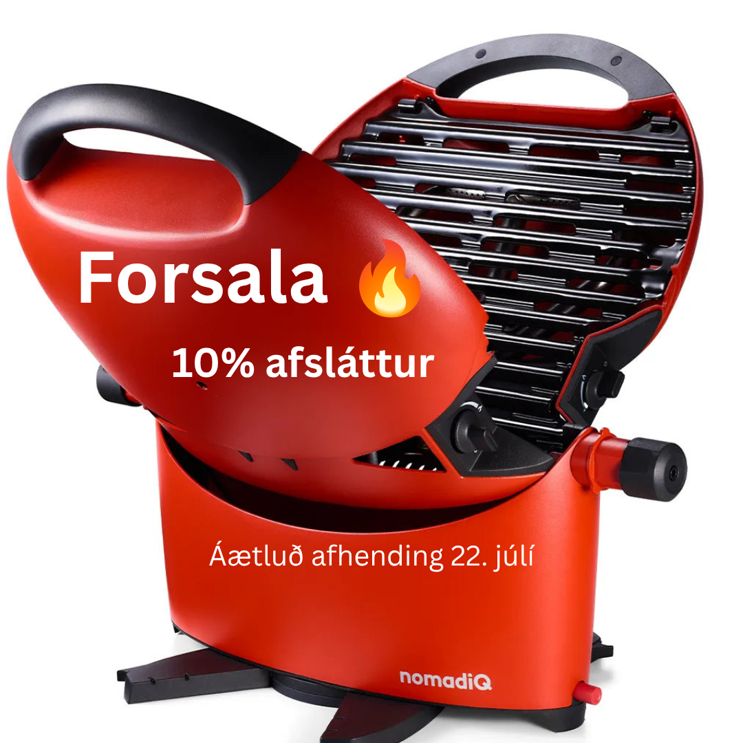 nomadiQ BBQ ferðagrill model 3.0.  Terra RAUTT