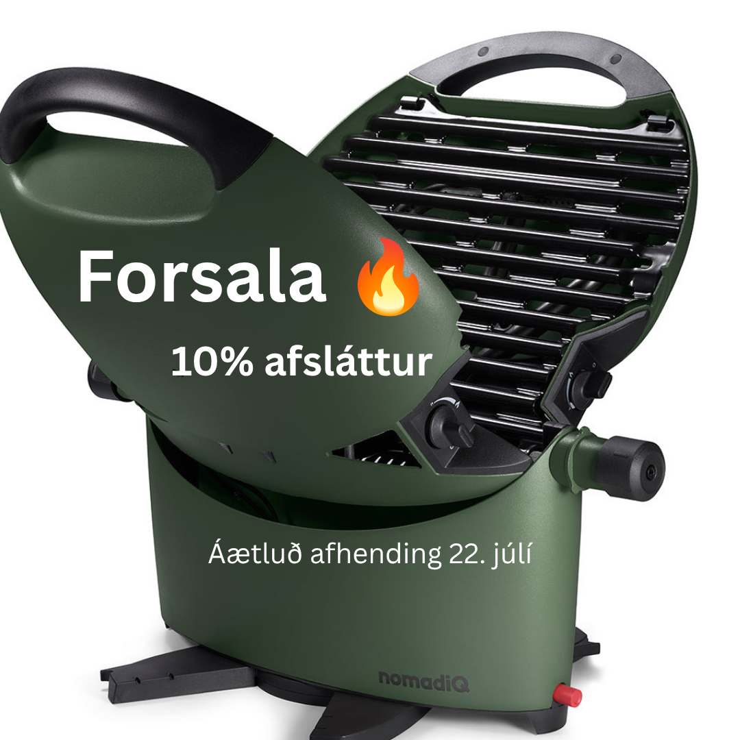 nomadiQ BBQ  ferðagrill model 3.0. Grænt