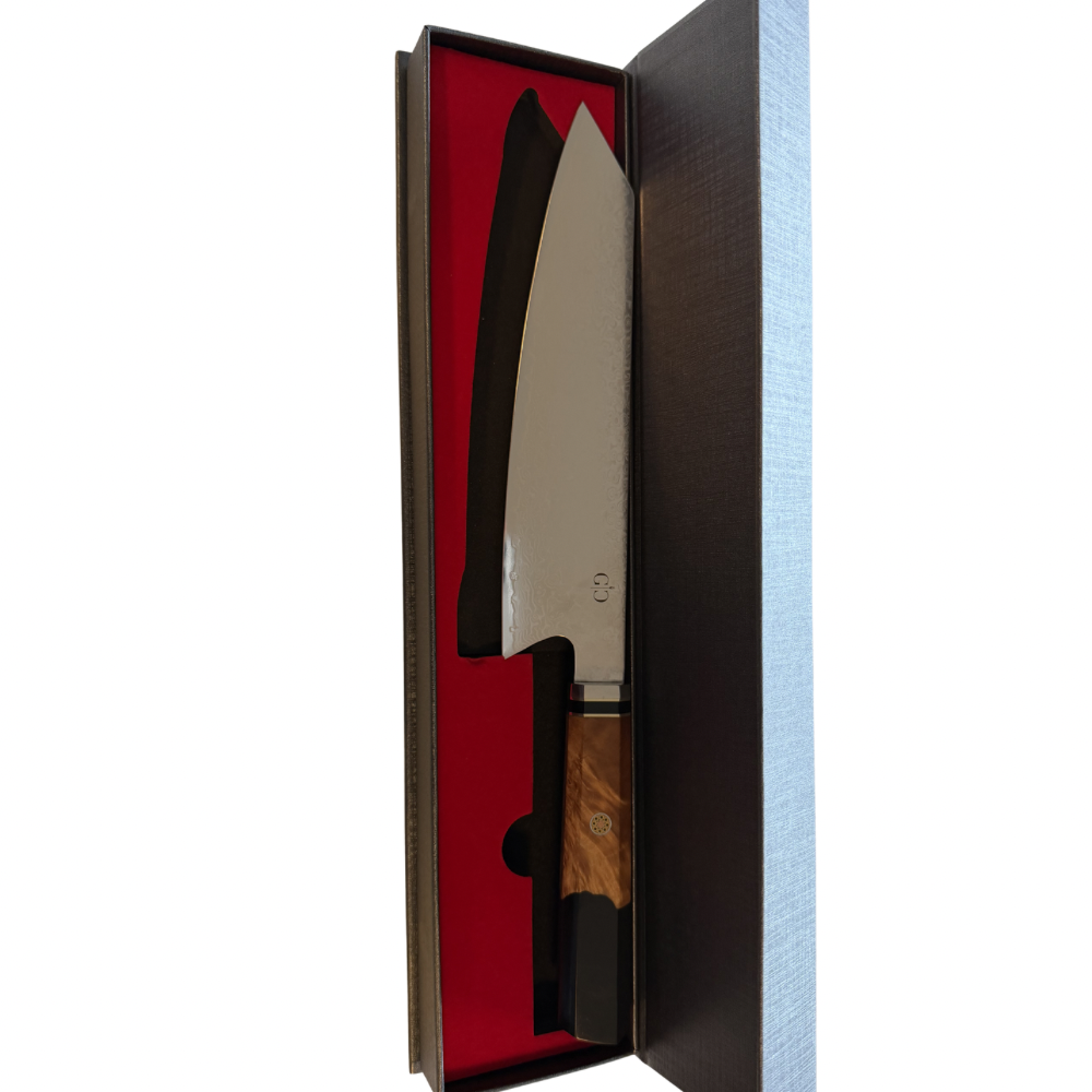 Japanskur damascus stál hnífur 21 cm