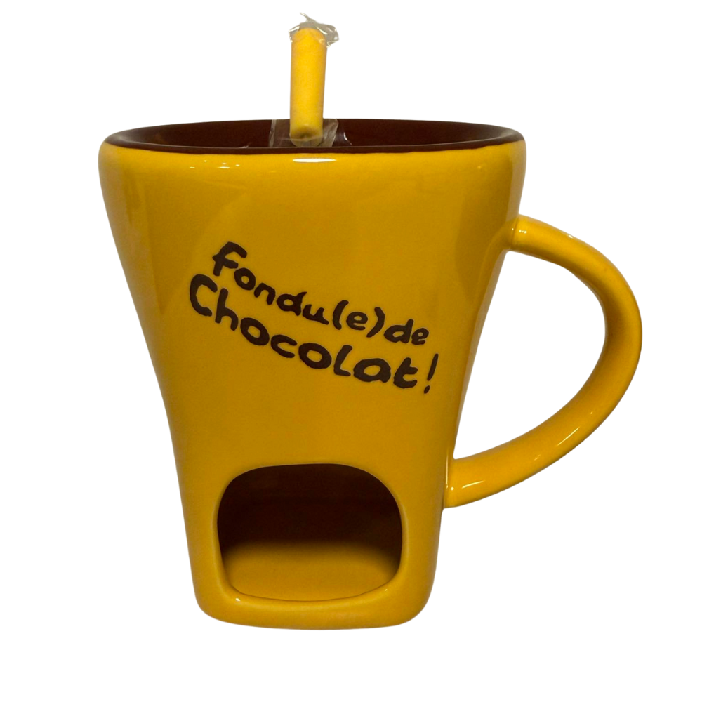 Súkkulaði fondue bollar frá Nouvel -250 ml gulur