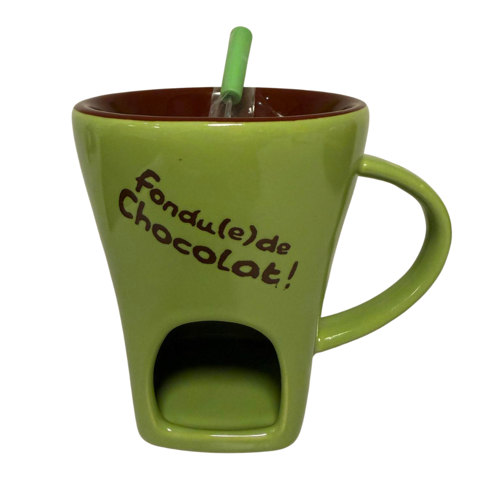 Súkkulaði fondue bollar frá Nouvel -250 ml grænn