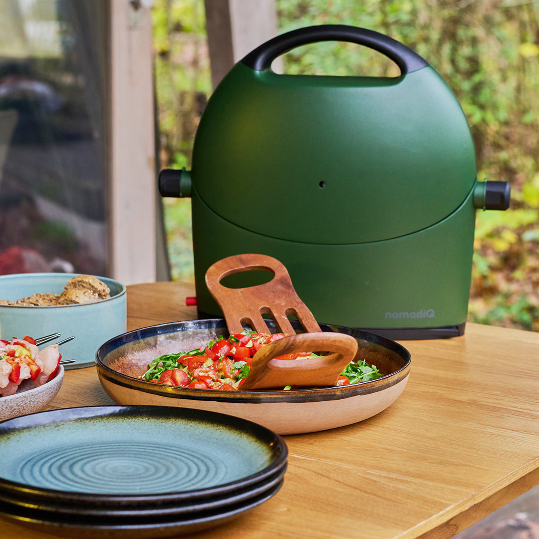 nomadiQ BBQ  ferðagrill model 3.0. Grænt